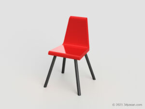椅子の3Dモデル
