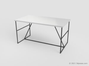 ダイニングテーブルの3Dモデル