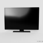 TVモニターの3Dモデル