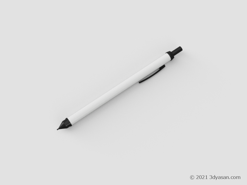 ボールペンの3Dモデル