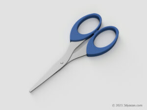 ハサミの3Dモデル