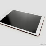 タブレットの3Dモデル