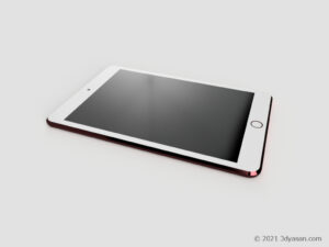 タブレットの3Dモデル