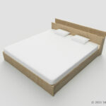 キングサイズベッドの3Dモデル