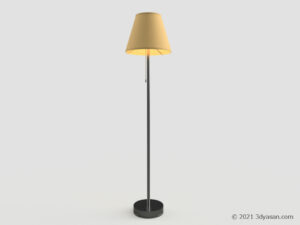 スタンドライトの3Dモデル