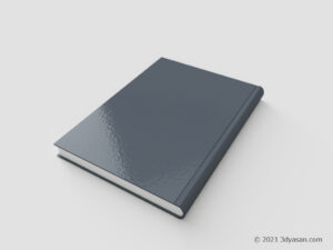 ハードカバー本の3Dモデル