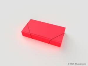 ペンケースの3Dモデル