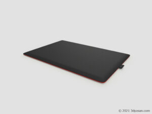 板タブレットの3Dモデル
