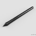 板タブレットのペンの3Dモデル