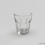 ロックグラスの3Dモデル