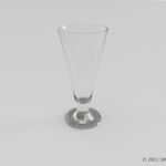 パフェグラスの3Dモデル