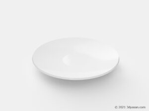 ソーサーの3Dモデル