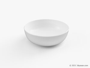 深皿の3Dモデル