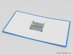 パイプ式ファイルの3Dモデル