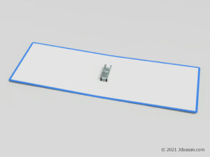 パイプ式ファイルの3Dモデル