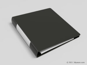 リングファイルの3Dモデル