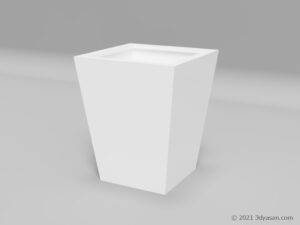 プランターの3Dモデル