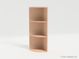 コーナーカラーボックスの3Dモデル