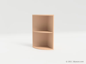 コーナーカラーボックスの3Dモデル
