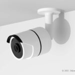 防犯カメラ(監視カメラ)の3Dモデル
