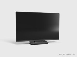 テレビの3Dモデル