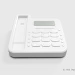 固定電話機（本体のみ）の3Dモデル