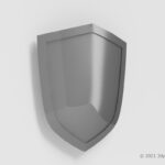 手盾（シールド）の3Dモデル