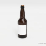 酒瓶(ビール瓶)の3Dモデル