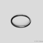 甲丸の指輪の3Dモデル