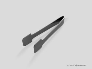 シュガートングの3Dモデル
