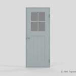 ドアの3Dモデル